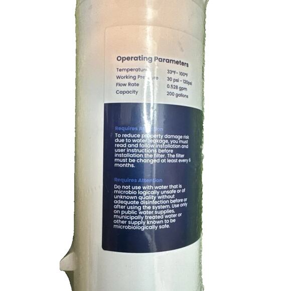 Glacier Fresh GF-370 Ice Water Refrigerator FILTERS Factory Sealed (2-PACK) - Picture 2 of 5